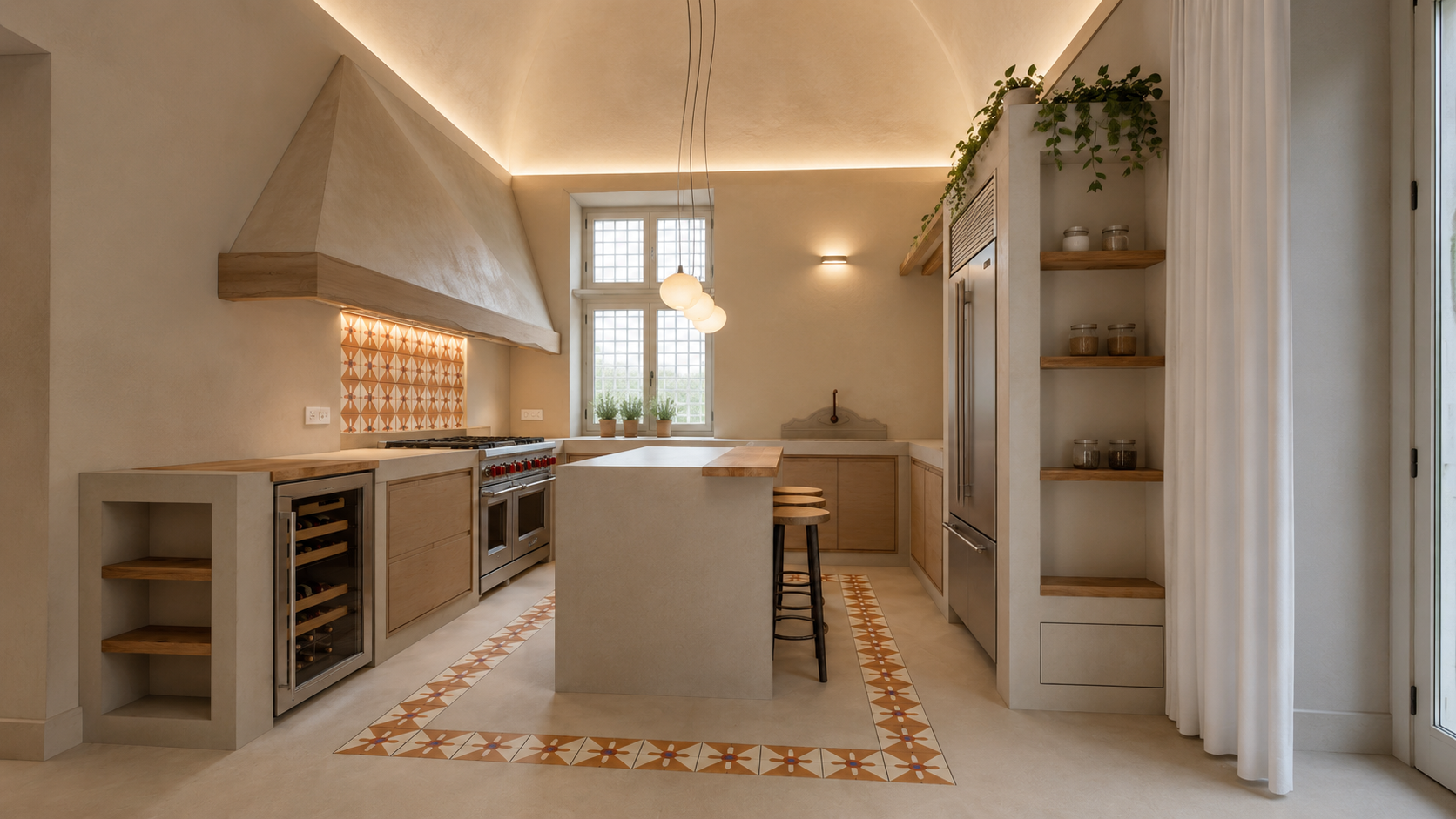 Rendering della cucina